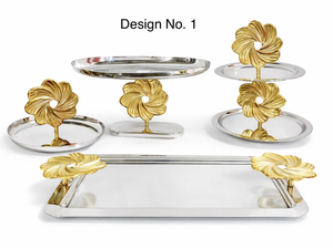 Bandeja Decorativa Moderna de Acero Inoxidable, Diseño Redondo, Estilo Minimalista, para Servir y Exhibir, Venta al por Mayor - Product Image 4