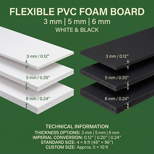 Lámina de Espuma de PVC Expandido PIMA al por Mayor, 3mm/6mm, Resistente a los Rayos UV/Al Agua, Corte a Medida, para Distribuidores y Imprentas en EE. UU. - Product Image 1