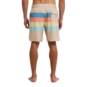 Shorts de bain pour hommes, taille mi-haute, avec cordon de serrage, poches, écologiques, imperméables, séchage rapide, respirants, décontractés, pour la course et la plage - Product Image 3