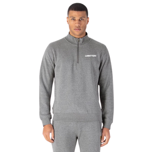 <b>Men's</b> Quarter Zip Fleece Tracksuit Set Stand Collar Pullover <b>Cuffed</b> <b>Trousers</b> Zip Pocket Regular Fit Sporty Sportswear OEM Outfit - Product Image 4