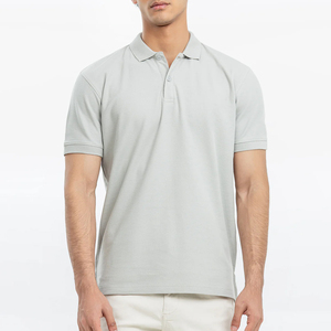 Polo de alta calidad con logotipo personalizado, transpirable, para hombre, recién llegado, polos de color sólido para hombre, precio al por mayor. - Product Image 1