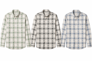 Camisa de Franela a Cuadros para Hombre, Talla Grande, Informal, Transpirable, con Botones, para Otoño - Product Image 2