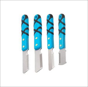 Nuevas Navajas Profesionales para Peluquería Canina y Veterinaria, Juego de Cuchillos para Eliminar el Pelo de Perros con Mango Antideslizante - Product Image 4