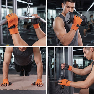 Men's Strength Workout Fitness <b>Gloves</b> Resilient Performance Material Precision Fit Hand Protection Ventilated Comfortable <b>Gloves</b> - Product Image 5