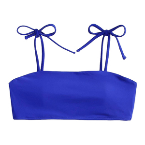Conjunto de Bikini de Cintura Alta para Mujer, Directo de Fábrica, Push-Up, Modesto, Traje de Baño de 2 Piezas, OEM, Logotipo Personalizado, Bikini de Cintura Alta con Volantes - Product Image 3