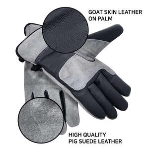 Gants de soudage en cuir de chèvre résistants aux flammes pour soudeurs - Product Image 2