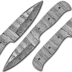 Couteau de chasse Skinner à lame droite en acier Damas forgé à la main, personnalisable, fabrication directe usine, manche pleine longueur, OEM ODM, faible MOQ - Product Image 1