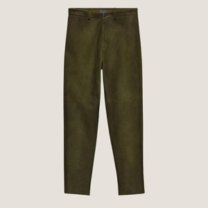Pantalon en daim pour femme, cuir souple, coupe décontractée, taille haute, élégant, style streetwear, fournisseur en gros, usine, sur mesure, en vrac - Product Image 5