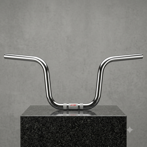 Guidon de moto de qualité OEM pour Bajaj CT100, guidon en acier robuste, finition noire, pièce de rechange - Product Image 1