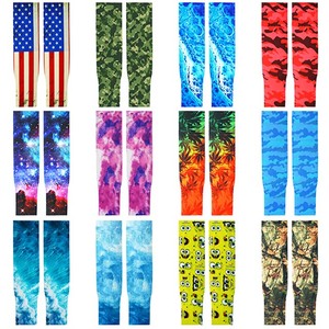 Manchons de compression personnalisés pour le sport, le cyclisme, le basketball, protection UV, antibactériens, séchage rapide, Spandex/Polyester, unisexe - Product Image 4