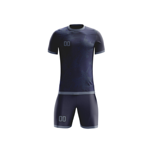 Tenues de football personnalisables par sublimation, respirantes, à séchage rapide, ensemble maillot et survêtement de football pour l'entraînement - Product Image 3