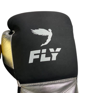 Oem New Style Fly Customized Boxing Sparring Set Training Protection Kickboxing Leather Gloves <b>Lace</b>-up Closure Black Martial Art - Product Image 4