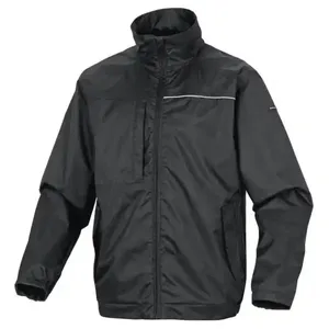 Chaqueta Parka Bomber Larga Reflectante Personalizada para Hombre, Chaleco de Seguridad para el Trabajo, con Cuello Alto y Diseño Impermeable con Capucha - Product Image 5