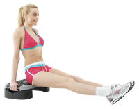 Plateforme d'exercice aérobique ALLWINWIN AES01 - Barre de pompes, planche d'équilibre, plateforme d'étirement, stepper de fitness