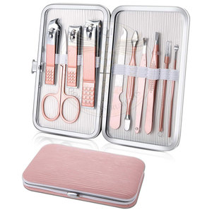QORVEX INSTRUMENTS Kit de Herramientas de Manicura y Pedicura Profesional de Lujo 8 en 1 de Acero Inoxidable con Mangos Cómodos Antideslizantes - Product Image 4