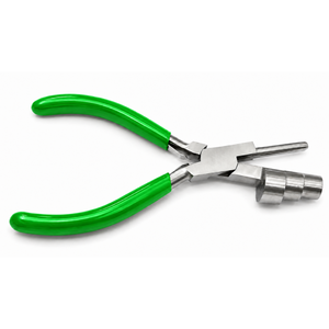 Pince à former des anneaux multi-barils avec poignée verte, outil de fabrication de bijoux en acier inoxydable pour la création de boucles, anneaux, pendentifs et fil artisanal DIY - Product Image 6