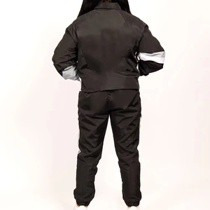 Conjunto Deportivo Informal de Invierno para Hombre RAZERS IMPEX de Alta Calidad, Color Negro Neón y Gris, Dos Piezas, Chaqueta Cortavientos y Pantalones con Cintura Elástica - Product Image 4