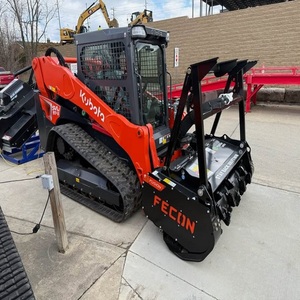 Chargeuse sur chenilles diesel Kubota SVL97-3 avec broyeur forestier pour l'élimination efficace de la végétation et les travaux de terrassement exigeants - Product Image 6