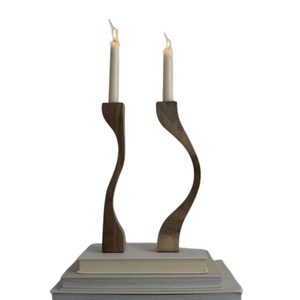Support de Bougie en Bois Poli Écologique pour Créateur Artistique – Décoration d'Intérieur, Cadeaux Artistiques, Support de Bougie pour Noël et Fêtes - Product Image 6