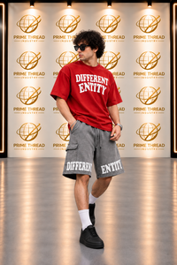 Conjunto de Camiseta y Pantalones Cortos Vintage Lavados Personalizados al por Mayor para Hombre, de Algodón Pesado, Estampado Gráfico, Estilo Urbano, Dos Piezas, Atuendo de Verano - Product Image 5