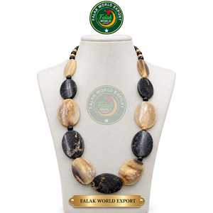 สร้อยคอเขาวัวดีไซน์เนอร์ FWE เครื่องประดับทำมือจากธรรมชาติ คุณภาพพรีเมียม เหมาะเป็นของขวัญวันครบรอบ จากอินเดีย - Product Image 4