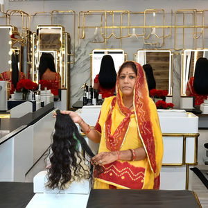 100% naturel vierge indien Remy cheveux faisceaux ondulés lâche vague profonde couleur noire pas cher traitement chimique gratuit cheveux humains - Product Image 4