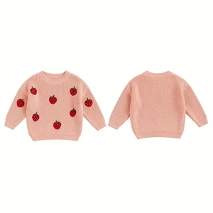 Pull à capuche élégant et décontracté pour filles, 100% coton, tricot doux, respirant, confortable, indispensable pour la mode de tous les jours - Product Image 1