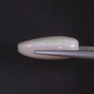 Opale naturelle blanche certifiée IGI, pierre précieuse en vrac, 10,71 carats, taille coussin 19x12mm, taillée à la main, polie, traitée par cirage/huile légère - Product Image 2