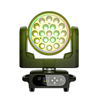 SHEHDS IP66 Luz de Escenario Móvil Beam Wash 19x25W RGB DMX512 Luces DJ para KTV Fiesta Bar Concierto