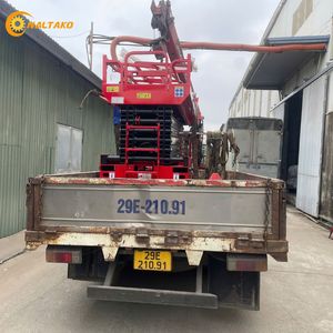 Naltako 12m Electric Scissor Lift Platform 500kg 220V <b>Towable</b> Aerial Work Platform for 14m Reach Industrial Setup Use - Product Image 3