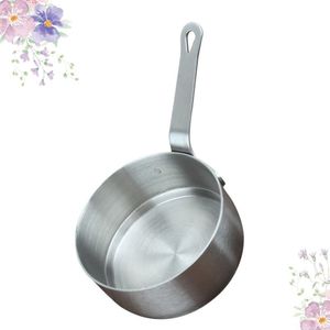 Phenovo Stainless Steel <b>Sauce</b> Pan Round Minimalist Design Dishwasher Safe No Cover Induction Compatible - Product Image 4