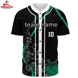 Maillot de baseball unisexe, tissu léger et doux, coupe confortable, respirant, haute qualité, sublimation personnalisée - Product Image 5