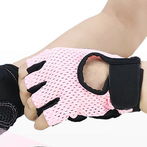 Guantes de entrenamiento de ciclismo, gimnasio, levantamiento de pesas y fitness de alta calidad, de fabricante líder, con medio dedo descubierto, para hombres y mujeres. - Product Image 2