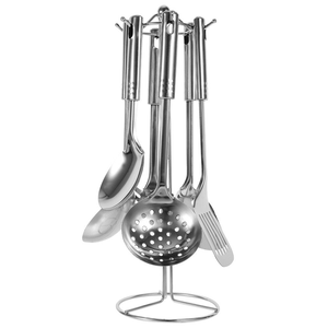 Cuchara de Comedor de Acero Inoxidable con Acabado Espejo y Mango Largo, Apta para Lavavajillas, para Bodas y Fiestas, por Perfect Enterprises - Product Image 1