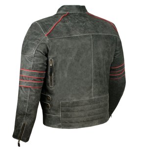 Veste en cuir pour homme, coupe slim élégante, respirante, très demandée, vestes d'hiver de haute qualité pour les marques privées de vestes en cuir. - Product Image 3
