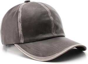 Casquette de baseball en cuir personnalisée avec logo brodé, fabrication OEM - Product Image 4