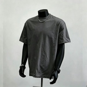 T-shirt en soie de lait 180g pour homme, col rond, coupe ajustée, couleur unie, léger, prix usine Chine Bangladesh - Product Image 3