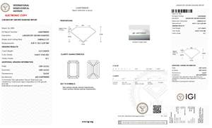 Diamant de laboratoire Luxira Export certifié IGI, 3,27 carats, taille émeraude, rouge vif fantaisie, VS1, CVD/HPHT, haute qualité, percé au laser, en vrac - Product Image 2