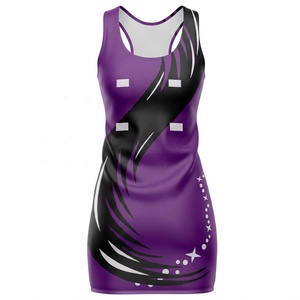 Uniforme Deportivo de Netball para Mujer, Tallas Grandes, Secado Rápido, Transpirable, Ajustado al Cuerpo, Conjunto de Vestido y Peto, Sublimado, Kit de Equipo Atlético - Product Image 3