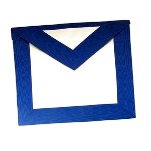 12th Degree Scottish Rite Ethnic Velvet Masonic <b>Apron</b> <b>White</b> Custom Colors Solid Pattern - Product Image 1