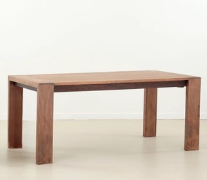 Mesa de Comedor Comercial de Madera de Teca Sólida Tallada, Ecológica, Duradera, de Lujo Moderno y Alta Calidad, Juego de 6 para Restaurante, en Oferta - Product Image 2