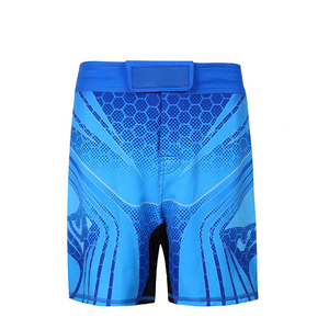 Breathable Spandex Polyester Unisex MMA Shorts Sports Shorts Quick Dry Martial Arts Wear Custom Patterns MMA Shorts - Product Image 1