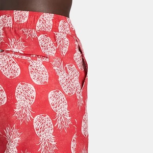 Shorts de bain pour hommes à imprimé ananas personnalisé, séchage rapide, pour la plage, style tropical, pour l'été, OEM, maillots de bain pour hommes, ananas hawaïen - Product Image 5