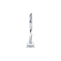 Trophée de remerciement personnalisé en cristal K9 Majestic Gem de l'usine DIAOCAI, gravé au laser, ajoutez votre propre texte pour les entreprises