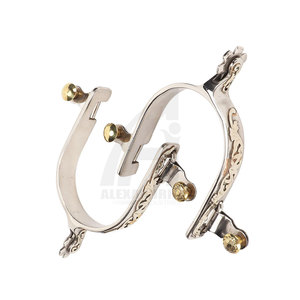 Espuelas de acero inoxidable para montar a caballo, espuelas de vaquero occidental, otros equipos ecuestres, precio al por mayor de Alexandria Industries - Product Image 5