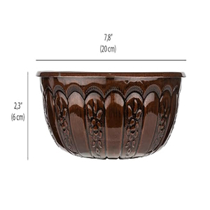 Cuenco para baño turco (hammam), construcción metálica tradicional, varios diámetros y alturas, disponible en varios colores - Product Image 2