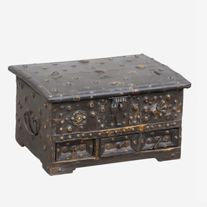 Haswani Handicrafts Antique Wooden Jewellery Box Handcrafted Rustic Vintage <b>Storage</b> <b>Chest</b> Decorative Treasure Box Organizer - Product Image 1