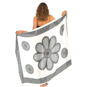 Factory Sale Custom Design Digital Printing Cover-Up Special <b>Sarong</b> Wrap for Beach - Product Image 5