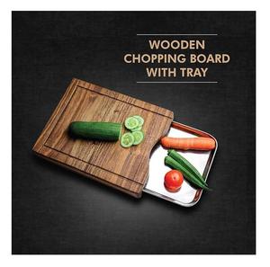 Tabla de cortar de madera premium Bold Blossom para cocina, carne y verduras, disponible a precio de mayoreo. - Product Image 5