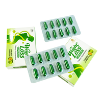 Compléments alimentaires sains pour adultes pour la perte de poids et capsules en plastique, utilisant des ingrédients naturels sûrs et fiables